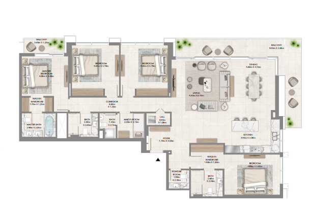 4BHK Levals 39 - 48 Unit 06