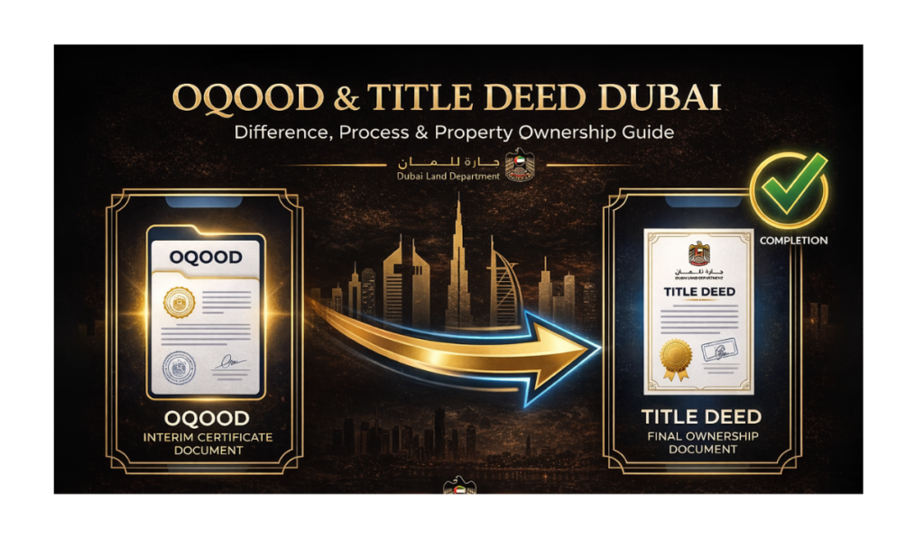 OQOOD & Title Deed Dubai: Difference, Process & Property Ownership Guide (2026)