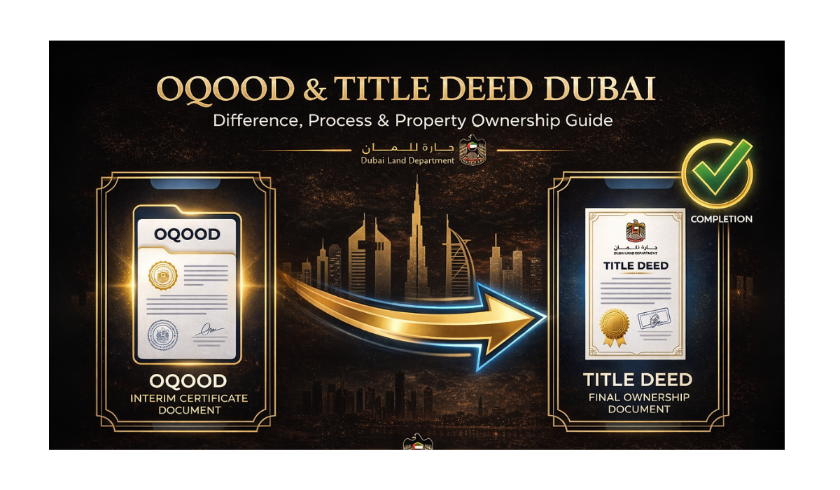 OQOOD & Title Deed Dubai – Property Ownership Process Guide for Investors